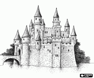 Ausmalbilder Burgen Malvorlagen 2